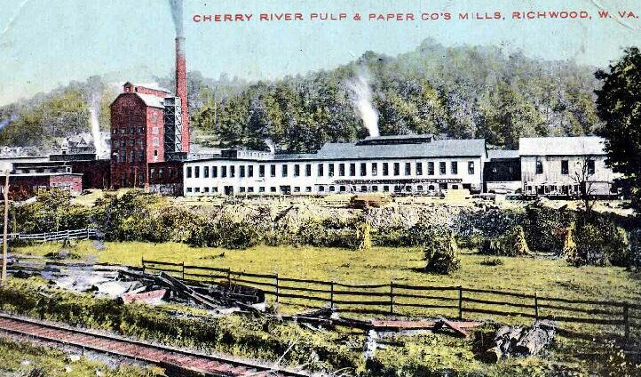 Cherry River Pulp & Paper Co's Mill Richwood W. VA.